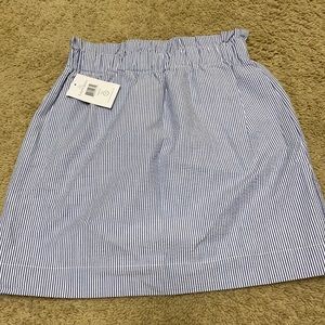 Seersucker skirt